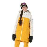 Women's Prowess Jacket 2.0 - Stout White / Goldenrod