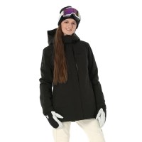 Women's Snowplay Long Insulated Ski Jacket - Black (990)