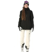 Women's Snowplay Long Insulated Ski Jacket - Black (990)