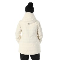 Women's Snowplay Long Insulated Ski Jacket - Snow (047)