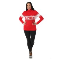 Women's Apres Beanie - Racing Red