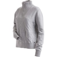 Women's Blue Bird 1/4 Zip Sweater - Silver