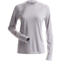 Women's Christina Crew - Silver / White Thread