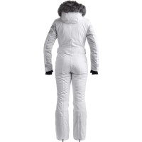 Women's Deer Valley Faux Fur One Piece Suit - White / Silver