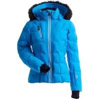 Women's Megeve Faux Fur Jacket - Ocean