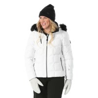 Women's Megeve Faux Fur Jacket - White