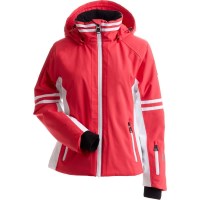 Women's Meribel Jacket - Poppy / White