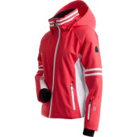 Women's Meribel Jacket - Poppy / White