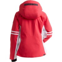 Women's Meribel Jacket - Poppy / White