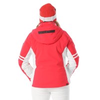 Women's Meribel Jacket - Poppy / White