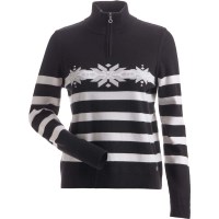 Women's Sailor 1/4 Zip Sweater - Black