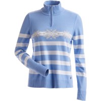 Women's Sailor 1/4 Zip Sweater - Cornflower