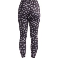 Women's Snowflake Legging - Black Snowflake Print