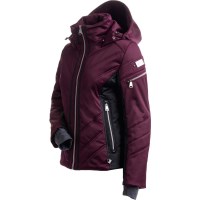 Women's St Anton Jacket - Plum / Black