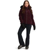 Women's Bombshell Luxe Jacket - Cabernet