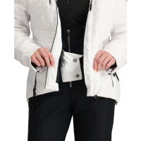 Women's Devon Down Jacket - White Zebra