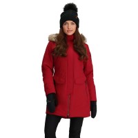 Women's Sojourner Down Jacket - Rustic Red