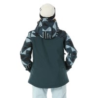 Women's Aplite Plus Snow Jacket - Blue Triangle Ikat