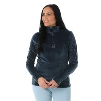 Women's Shimmer Bug 1/2 Zip - True Navy