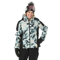 Women's Andorra Jacket - Tie Dye Vanilla Latte