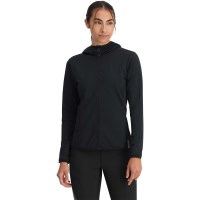 Women's Gridweb Fleece Hoodie - Black