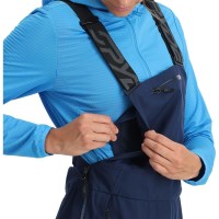 Women's Solitaire Bib Shell Pants - True Navy