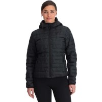 Women's Zenith Hooded Down Jacket - Black