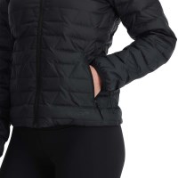 Women's Zenith Hooded Down Jacket - Black