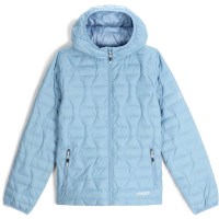 Women's Zenith Hooded Down Jacket - Blue Drift