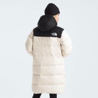 Women's Nuptse Parka - White Dune / TNF Black