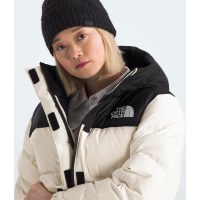 Women's Nuptse Parka - White Dune / TNF Black