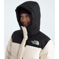 Women's Nuptse Parka - White Dune / TNF Black