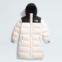 Women's Nuptse Parka - White Dune / TNF Black