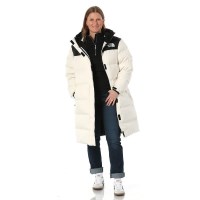 Women's Nuptse Parka - White Dune / TNF Black