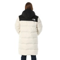 Women's Nuptse Parka - White Dune / TNF Black