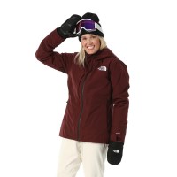 Women's ThermoBall Eco Snow Triclimate Jacket - Alpine Plum / TNF Black Winter Flowers Print