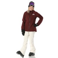 Women's ThermoBall Eco Snow Triclimate Jacket - Alpine Plum / TNF Black Winter Flowers Print