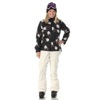 Women's ThermoBall Eco Snow Triclimate Jacket - Alpine Plum / TNF Black Winter Flowers Print