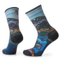 Women&#39;s Hike Light Cushion Icy Range Print Crew Socks