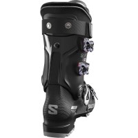 Women's S/Pro Supra 80 GW Ski Boots - Black / Silver Met / Sweet Lavender