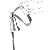 Unisex Bliss Ski Poles - Anthracite