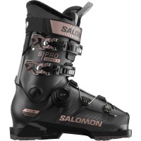 Women's S/Pro Supra BOA X90 Skis Boots - Black / Pinkgold Met / Pinkgold Met