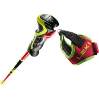 Adult WCR TBS SL 3D Race Ski Poles - Red