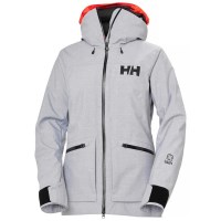 Helly Hansen Powderqueen 3.0 Jacket - Women's - Grey Melange