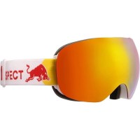 Spect Bent Goggle - Bent Matte White Frm w/ Orange / Red Mirr Lens