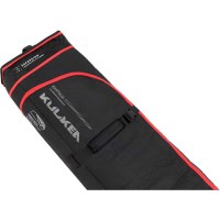 Kantaja Double Roller Ski Bag - Black / Red