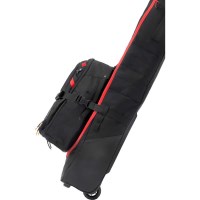 Kantaja Double Roller Ski Bag - Black / Red