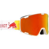 Spect Park Goggle - Park Matte White Frm w/ Orange / Red Mirr Lens