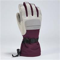 Women's Cache Gauntlet Glove - Light Grey / Potent Purple