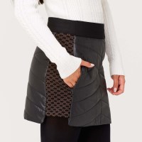 Women's Carving skirt - Black / Pecan